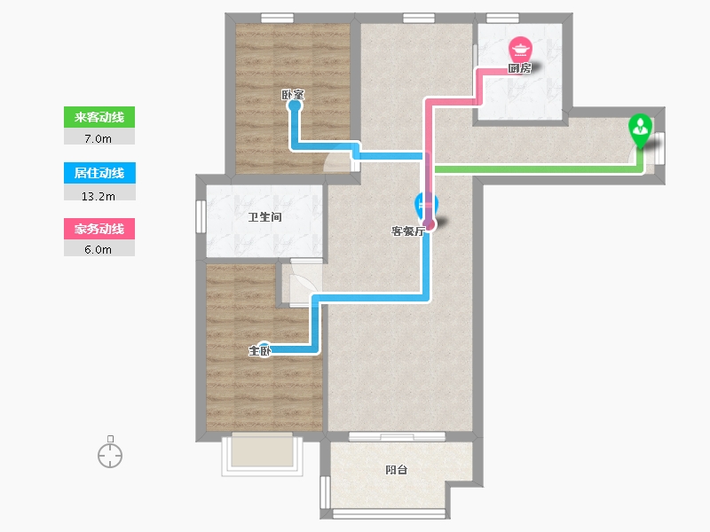 江苏省-苏州市-悦棠湾花苑-78.23-户型库-动静线