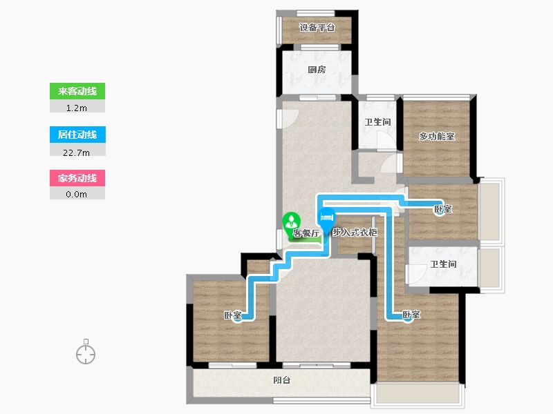 浙江省-湖州市-湖州府-104.19-户型库-动静线