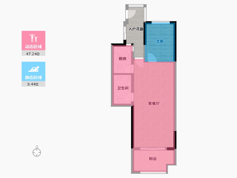 云南省-保山市-宝能·北海湿地小镇-57.18-户型库-动静分区