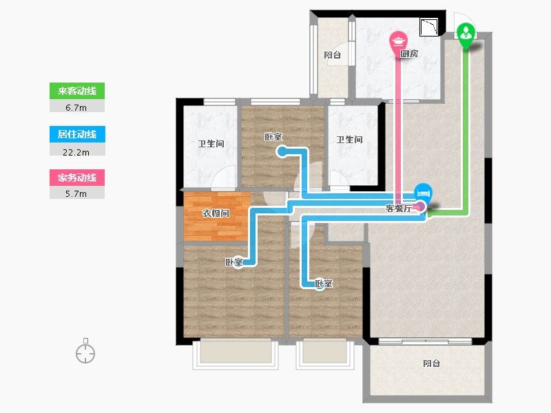 浙江省-湖州市-恒大御峰-97.76-户型库-动静线