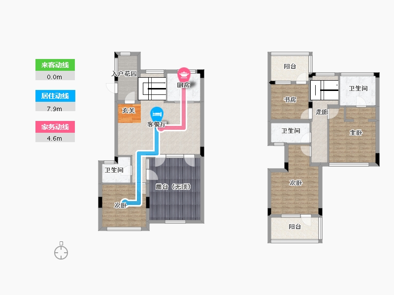 江苏省-苏州市-绿城晓荷江南-138.00-户型库-动静线