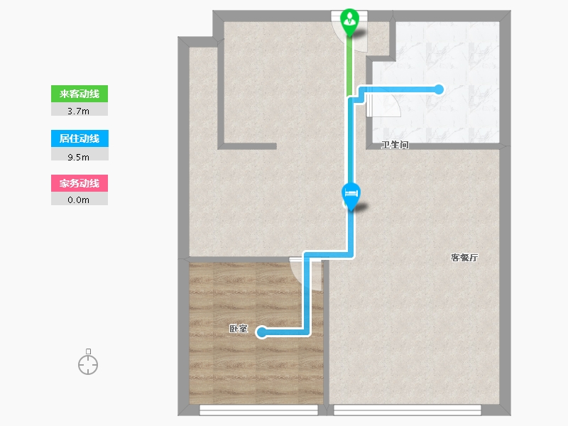 浙江省-杭州市-海石星汇公馆-59.01-户型库-动静线