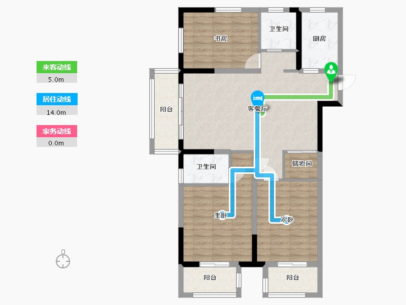 江苏省-淮安市-清城创意谷-97.31-户型库-动静线