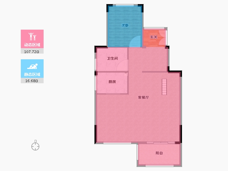 浙江省-台州市-景瑞·枫云府-115.84-户型库-动静分区