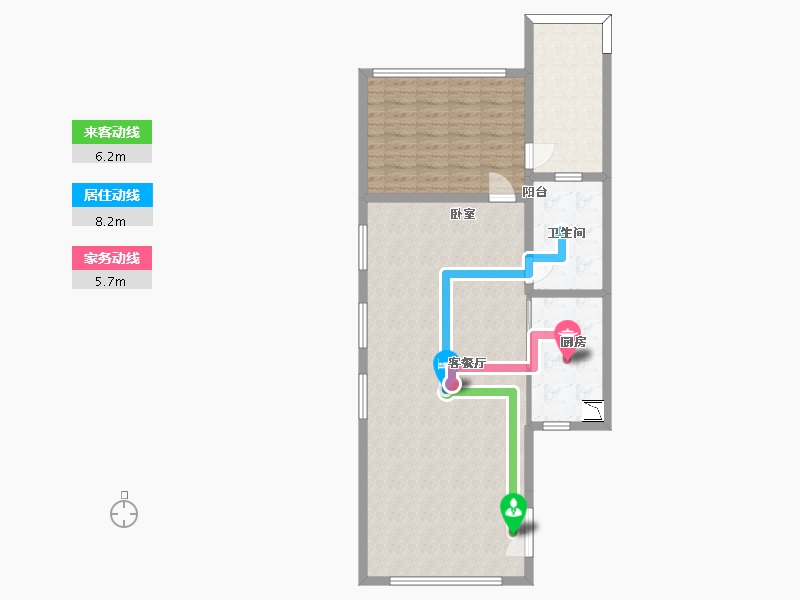 浙江省-杭州市-恒大御泉四季-97.51-户型库-动静线