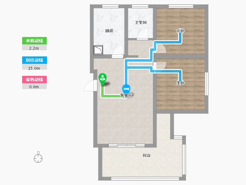 江苏省-徐州市-星宿生活广场-73.99-户型库-动静线