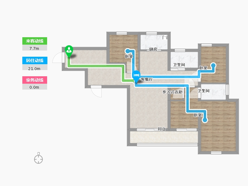 浙江省-温州市-德信阳光城君宸府-90.01-户型库-动静线