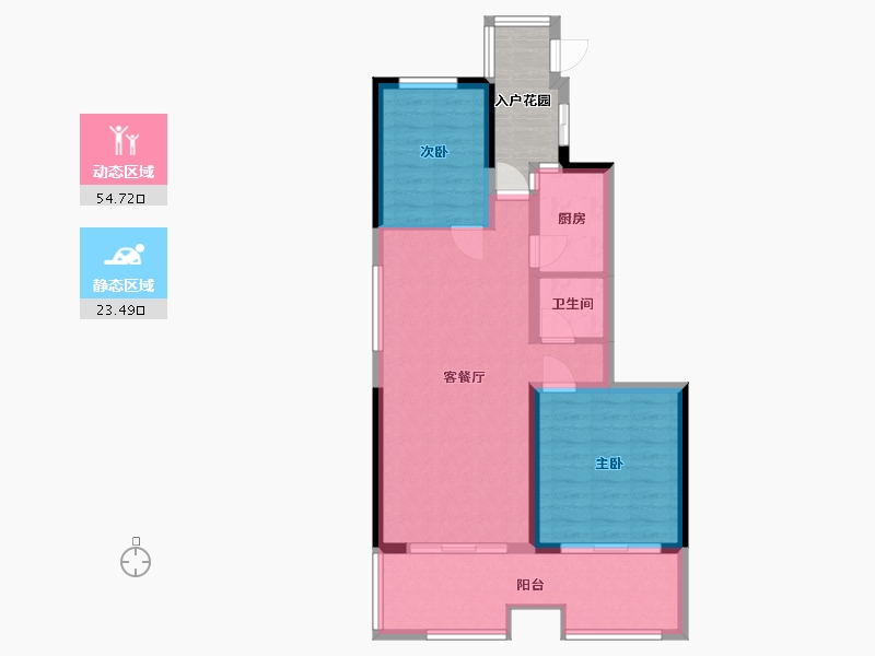 云南省-保山市-宝能·北海湿地小镇-76.22-户型库-动静分区