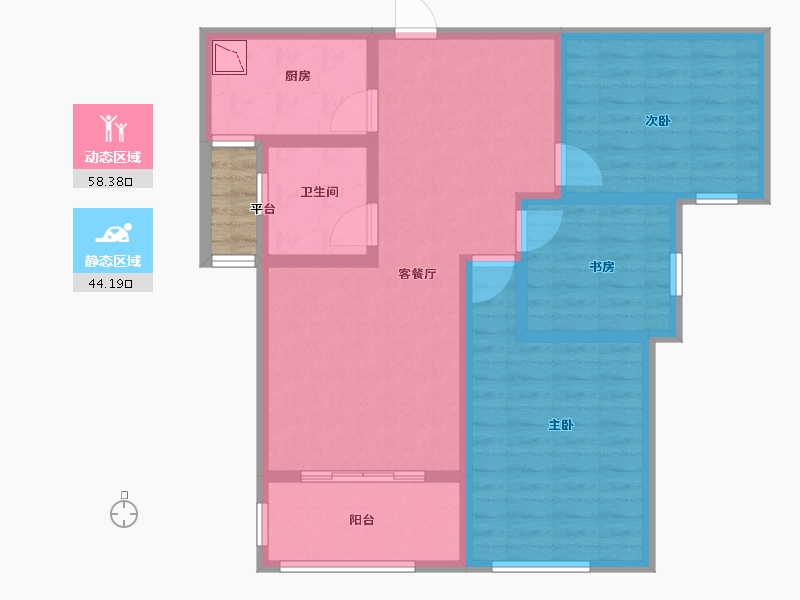 江苏省-徐州市-环宇·滨河蓝庭-93.01-户型库-动静分区