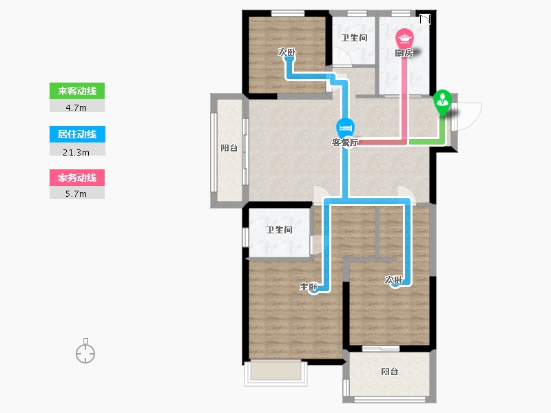 江苏省-盐城市-欧堡利亚珺悦府-108.00-户型库-动静线