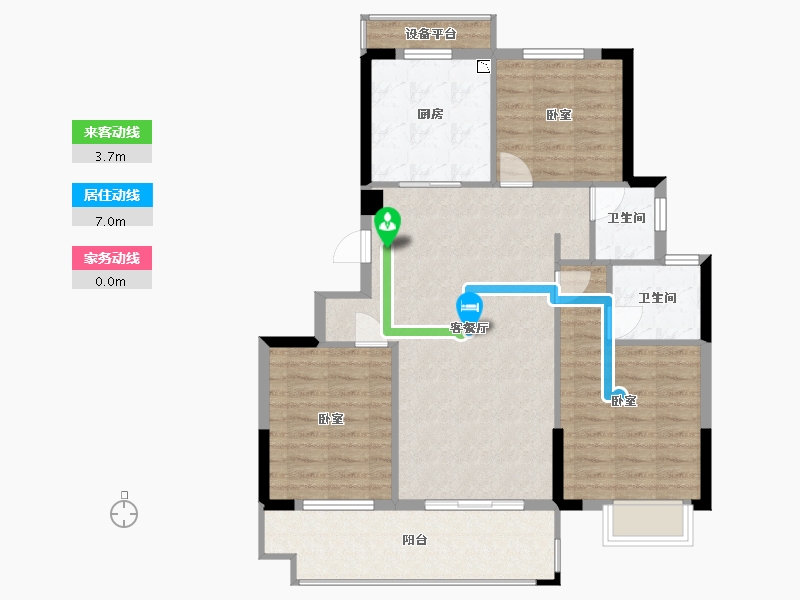 浙江省-宁波市-武岭悦府-92.10-户型库-动静线