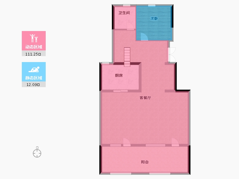 青海省-西宁市-中房南乐府-113.00-户型库-动静分区