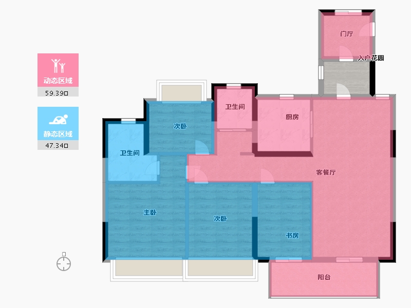 江苏省-南通市-春溪集-98.99-户型库-动静分区