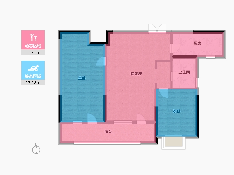 青海省-西宁市-中房南乐府-78.00-户型库-动静分区