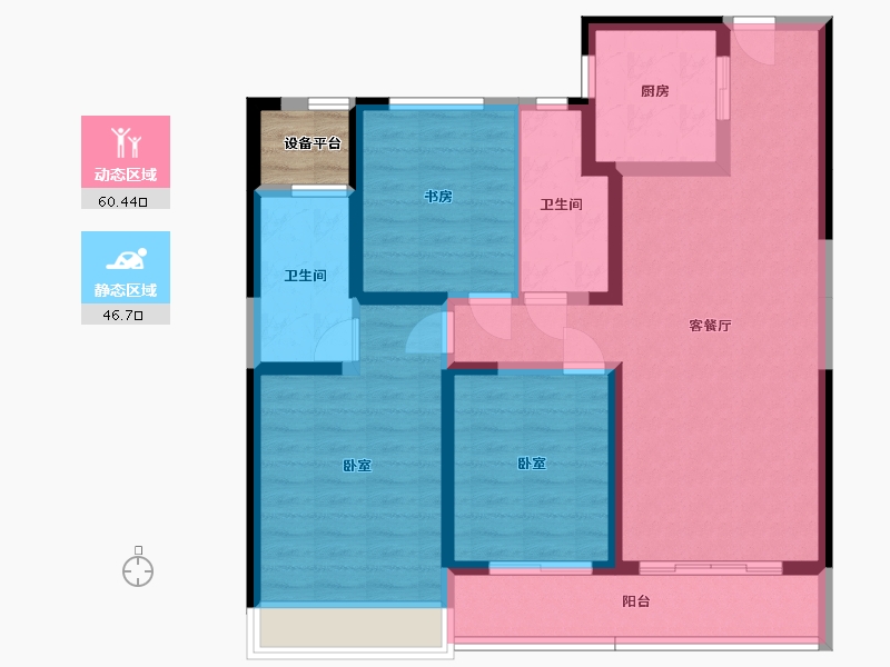 浙江省-湖州市-湖州府-97.48-户型库-动静分区