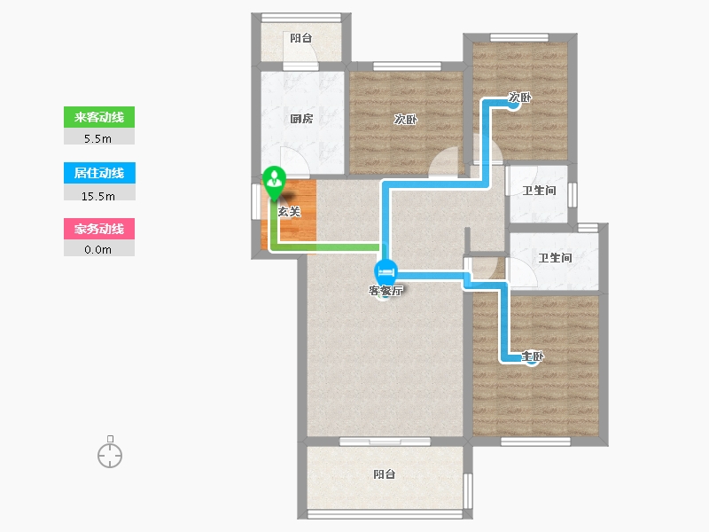 江苏省-常州市-碧桂园百兴澜庭-92.01-户型库-动静线