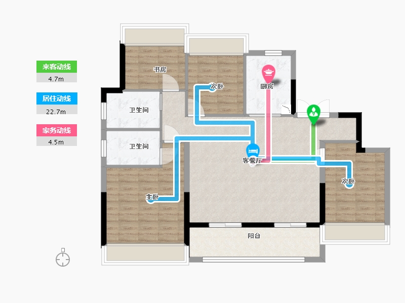 江苏省-盐城市-新城悦隽首府-106.40-户型库-动静线