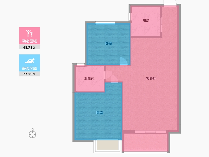 江西省-抚州市-硕丰四方城-66.00-户型库-动静分区