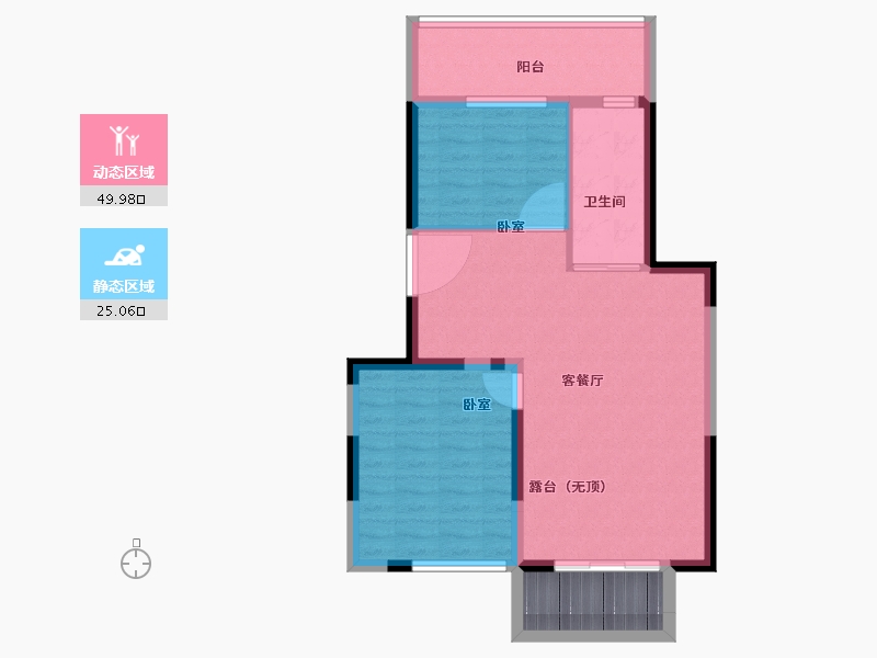 江苏省-苏州市-弘阳上熙名苑-72.00-户型库-动静分区