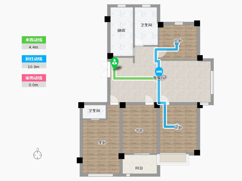 江苏省-盐城市-丰和名都花苑-112.00-户型库-动静线