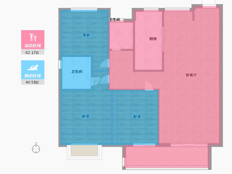 江西省-抚州市-硕丰四方城-94.00-户型库-动静分区