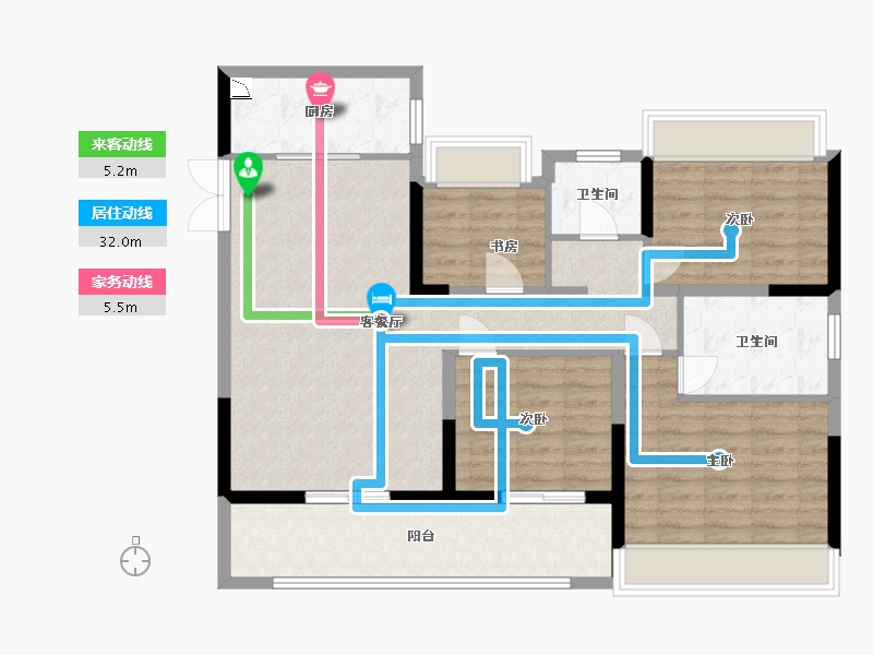 江苏省-盐城市-新城悦隽首府-102.40-户型库-动静线