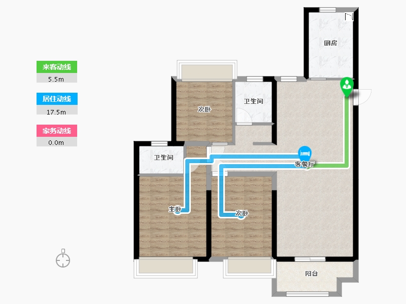 江苏省-盐城市-奥体壹号-101.00-户型库-动静线