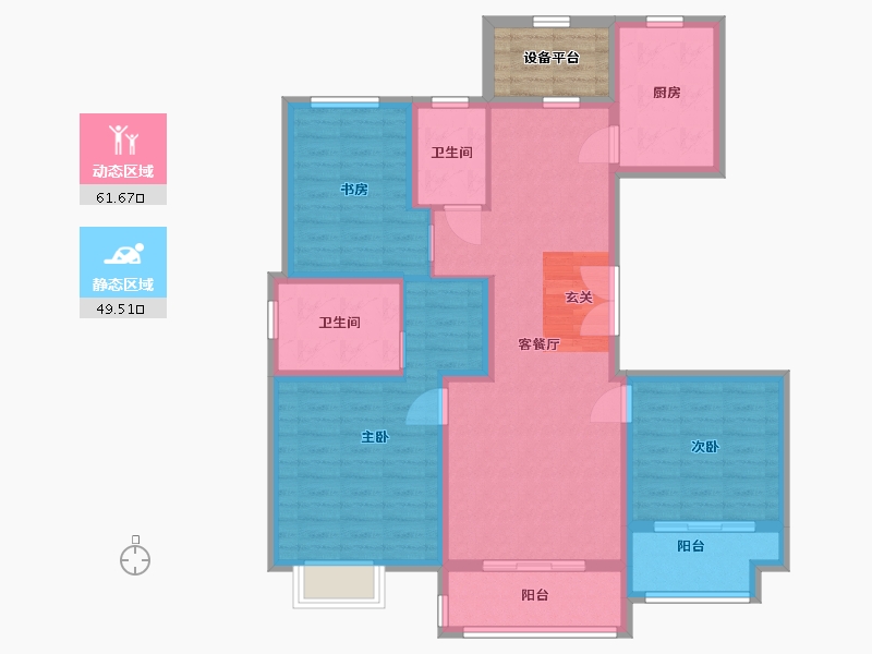 江苏省-盐城市-瀛丰紫云城-103.20-户型库-动静分区