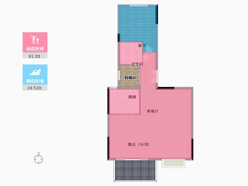 江苏省-苏州市-湖悦天境花园-120.56-户型库-动静分区