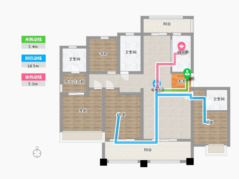 江苏省-盐城市-瀛丰紫云城-133.73-户型库-动静线