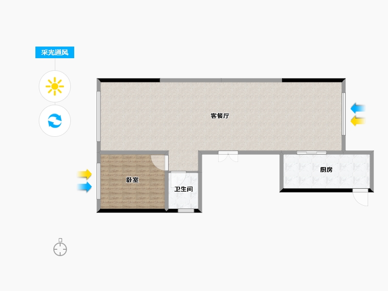 青海省-西宁市-中发源城市广场-125.27-户型库-采光通风