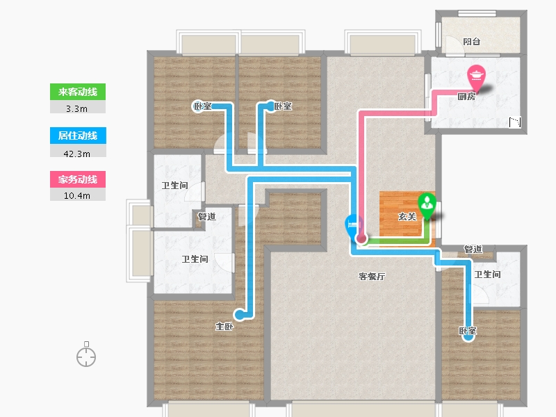 甘肃省-兰州市-保利天宸湾-183.32-户型库-动静线