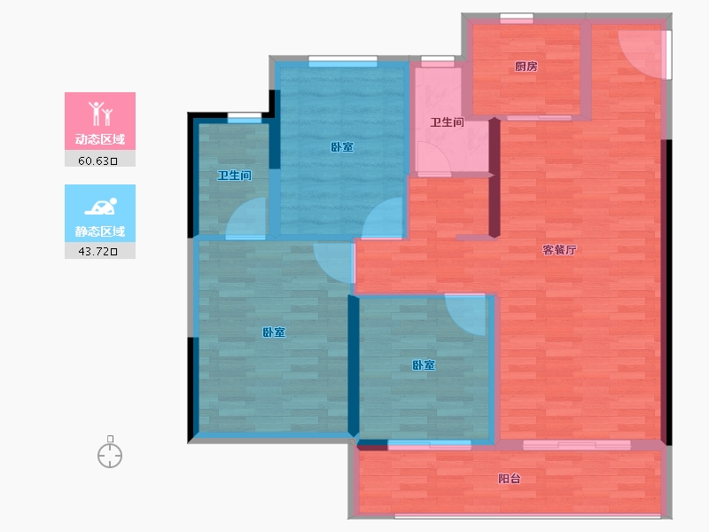 江苏省-常州市-绿地名墩道-94.00-户型库-动静分区