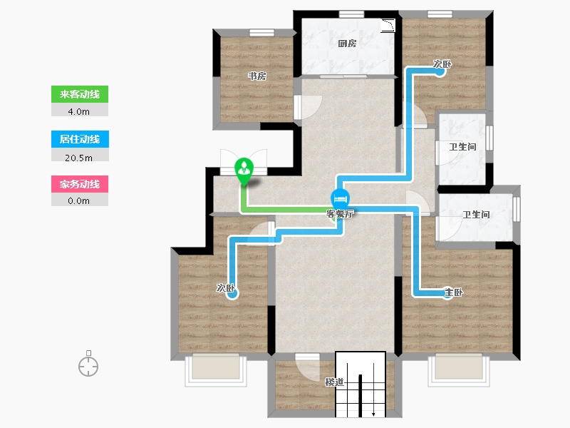 陕西省-西安市-中铁琉森水岸-99.00-户型库-动静线