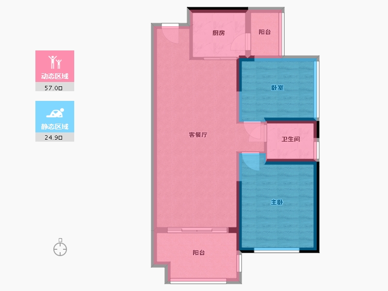 广西壮族自治区-玉林市-万昌东方韵-73.23-户型库-动静分区