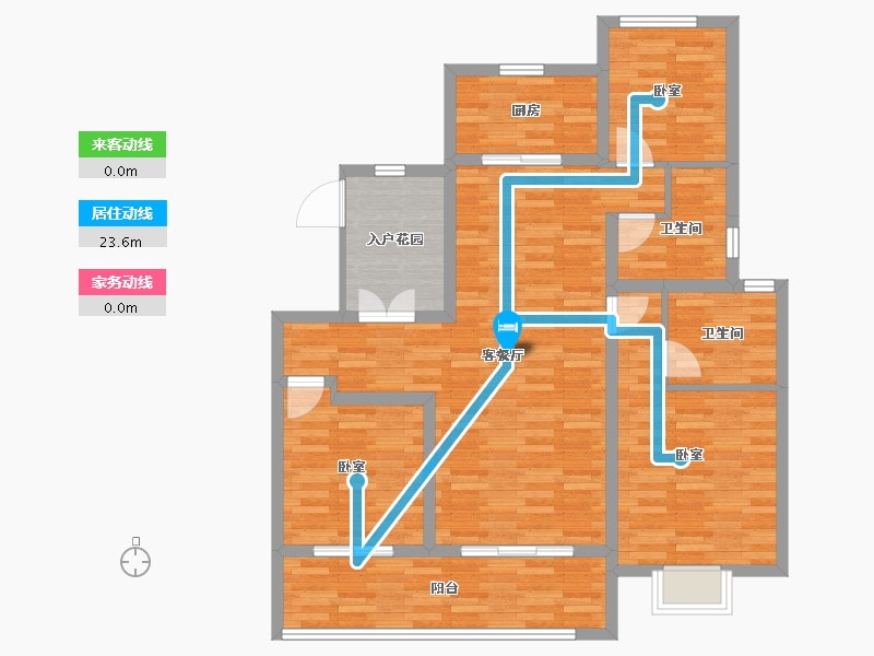 江苏省-常州市-旭辉铂悦天宁-100.99-户型库-动静线