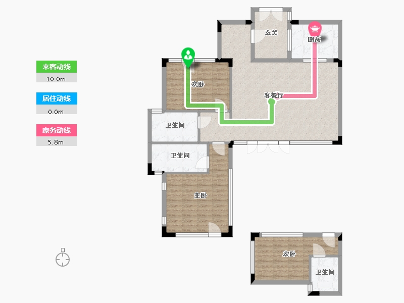 云南省-保山市-景业高黎贡小镇-112.56-户型库-动静线