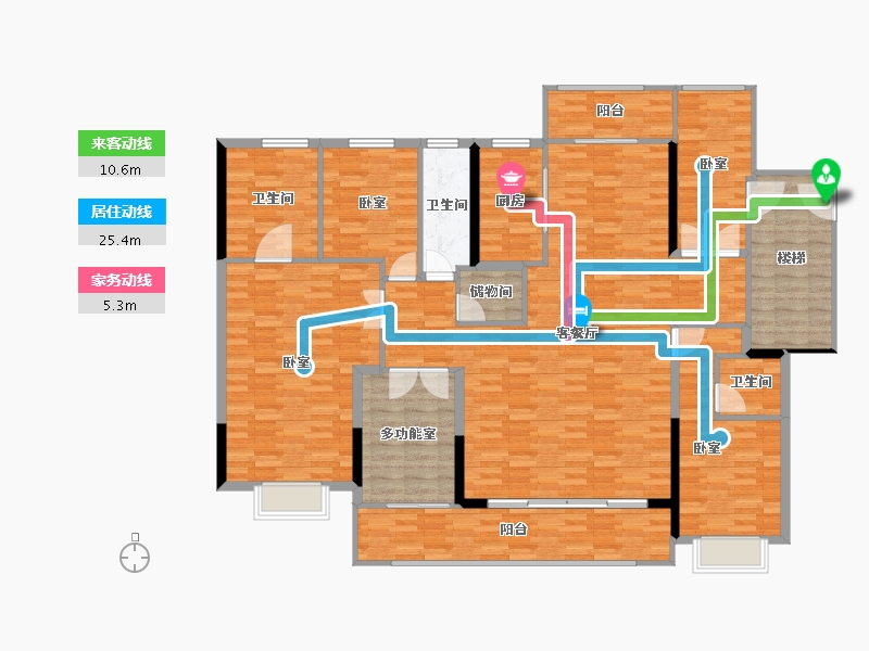 江苏省-常州市-新城璞樾春秋-184.00-户型库-动静线