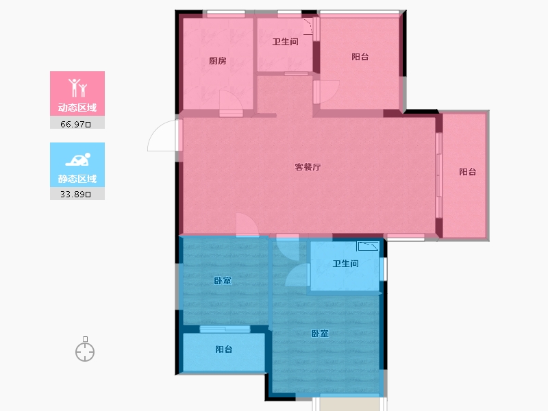 江苏省-苏州市-南山维拉-91.01-户型库-动静分区