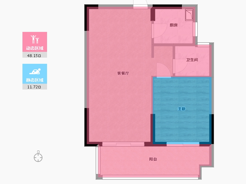 云南省-保山市-腾冲凤凰保集伊甸园-54.07-户型库-动静分区