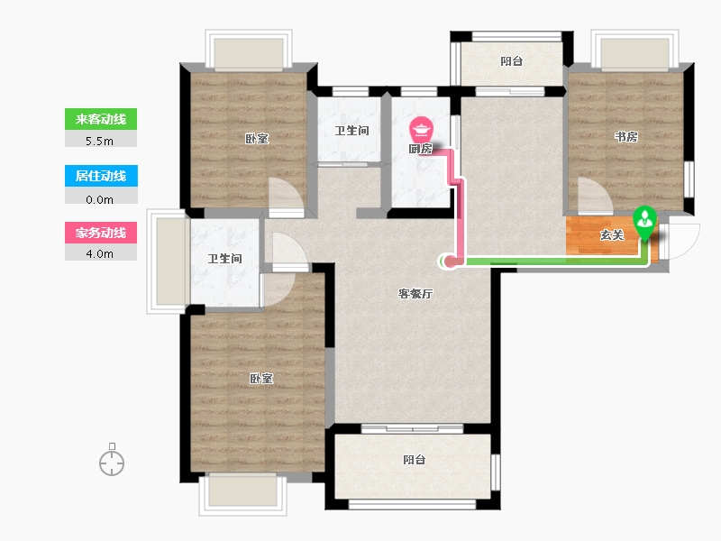 江西省-抚州市-赣东国际汽车城-96.01-户型库-动静线