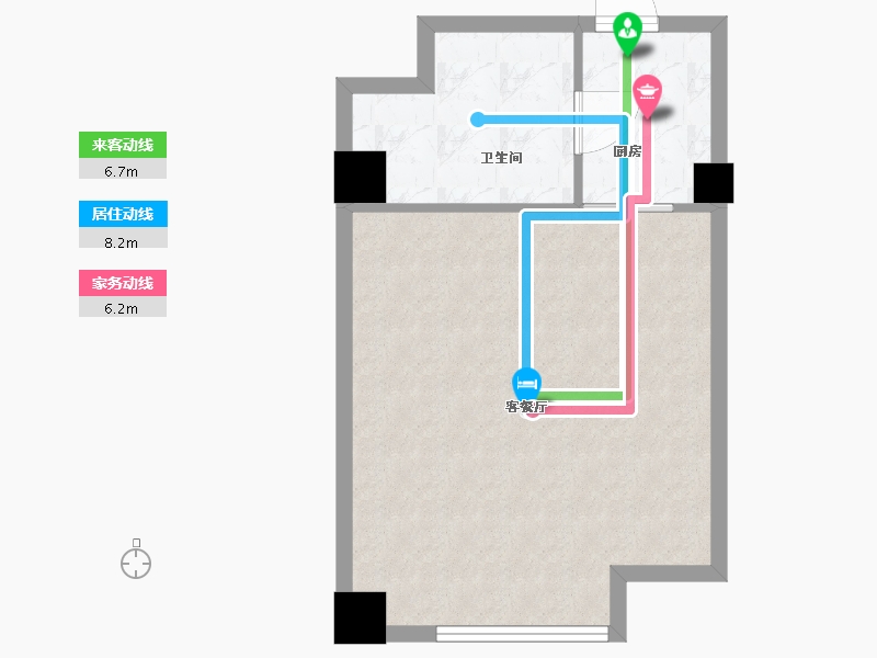 江苏省-常州市-美的国宾府-46.71-户型库-动静线