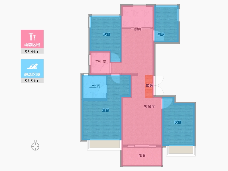 江苏省-南京市-世茂城品-102.01-户型库-动静分区