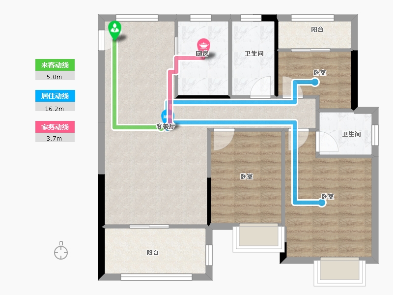 江西省-抚州市-赣东府壹号-80.51-户型库-动静线