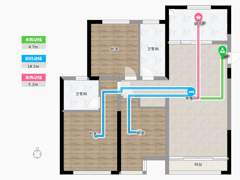 甘肃省-兰州市-兰州中央公园-102.00-户型库-动静线