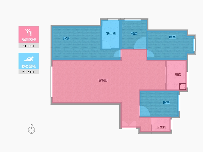 甘肃省-天水市-天麟金水湾-120.00-户型库-动静分区