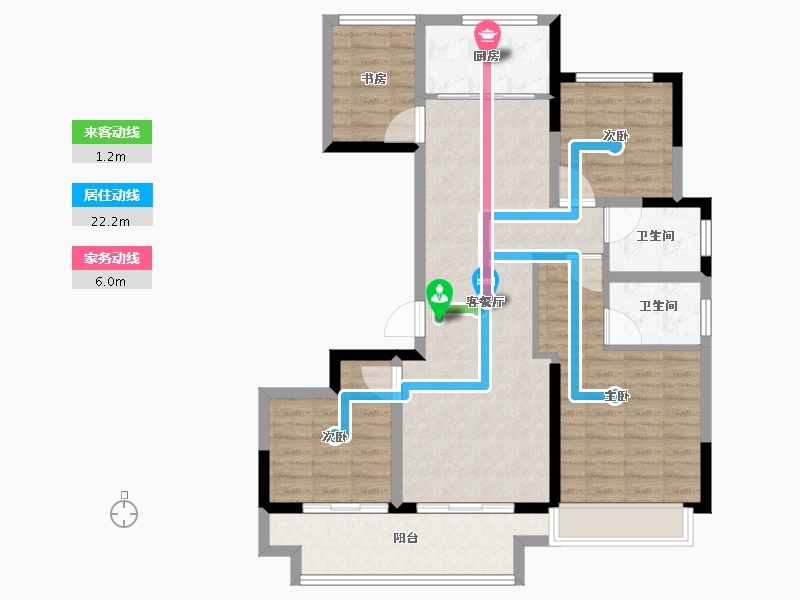 江苏省-徐州市-保利和府-99.99-户型库-动静线