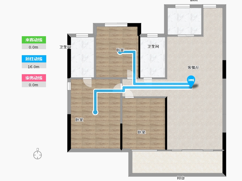 江西省-抚州市-赣东黎川府-102.00-户型库-动静线