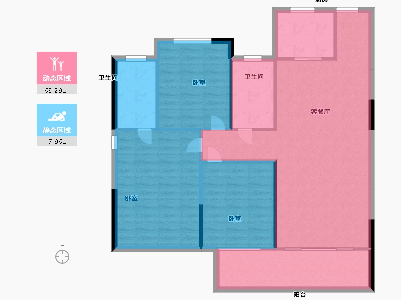 江西省-抚州市-赣东黎川府-102.00-户型库-动静分区