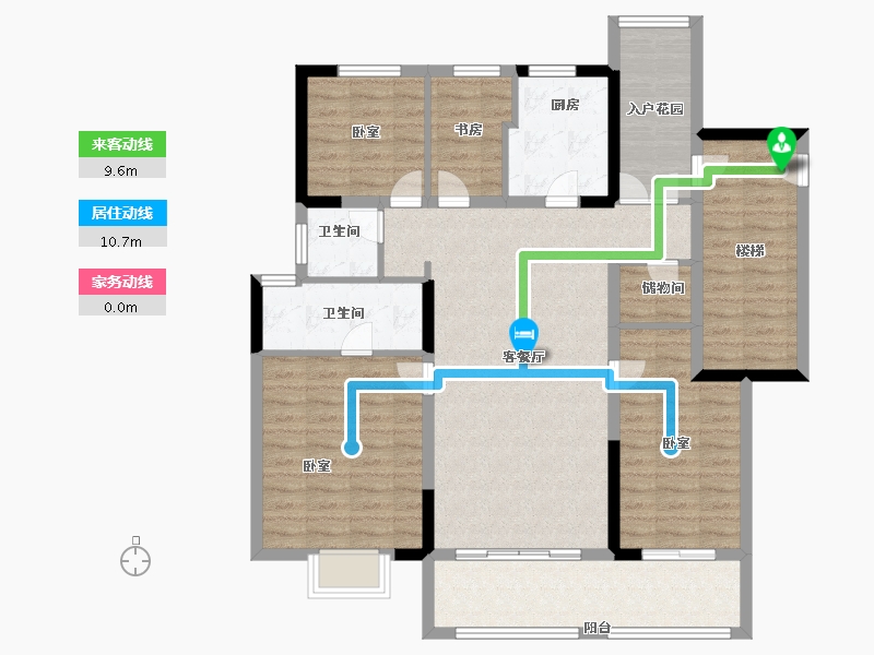 江苏省-常州市-新城璞樾春秋-113.99-户型库-动静线